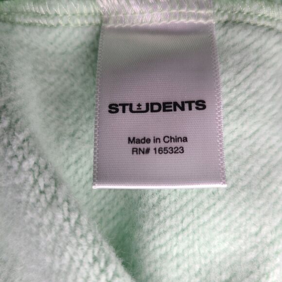 NWT Students Golf Eagle Season Cotton Crewneck Sweater Peabody Green Men's Small - Picture 5 of 11